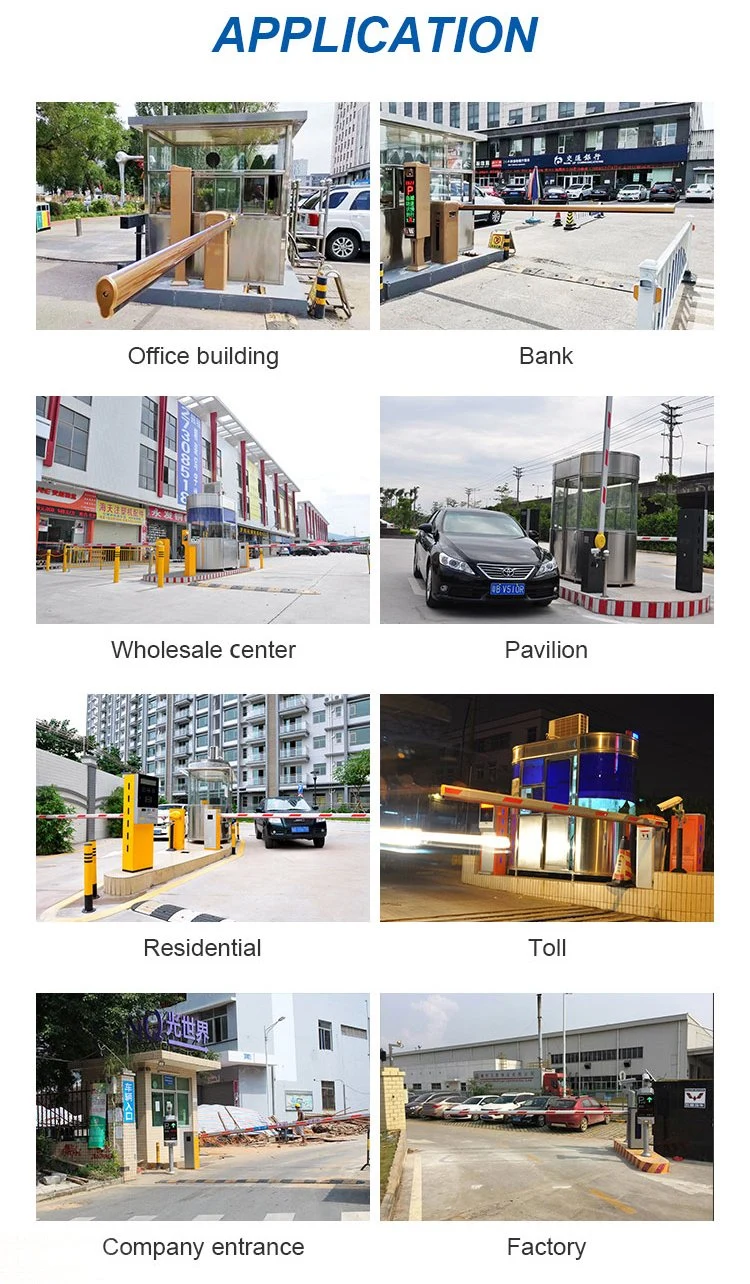 Automatic Parking Access Control Security System Road Safety Folding Arm Traffic Barrier Gate
