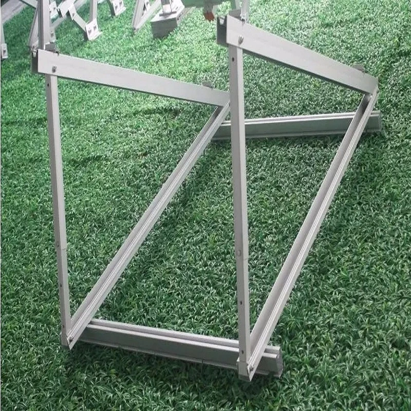 Zjd Roof Solar Panel Triangle Mounting Brackets Free Design Flat Roof Solar Panel Mounting System