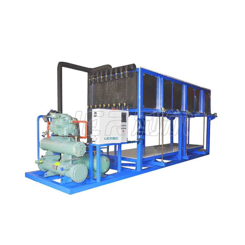 Simply Operation Automatic Aluminium Plate Direct Chilling Block Ice Systems