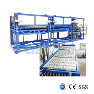 Simply Operation Automatic Aluminium Plate Direct Chilling Block Ice Systems