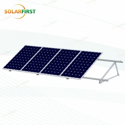 Fixed Tilt Solar Panel System for Flat Roof