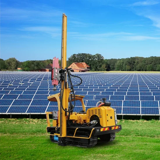 Pile Driving Machine PV Power Station Ground Drilling Solar Panel Plant Pile Ramming Machine Vibrating Pile Driver