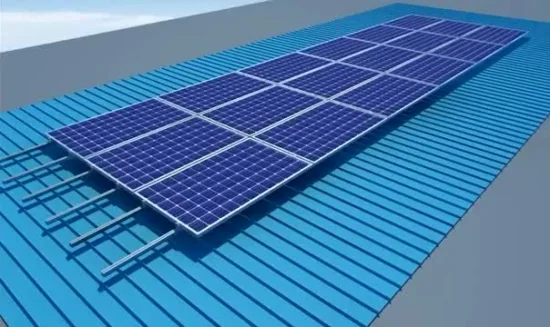 Coloured Steel Rooftop Solar System Tin Roof PV Solar Panel Mounting System