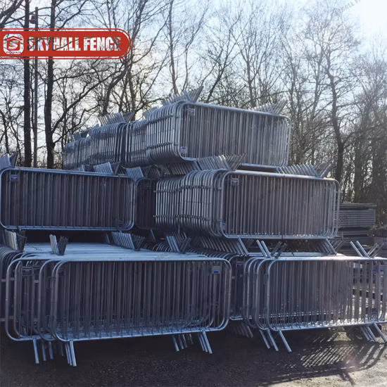 Temporary Removable Road Safety Barrier Pedestrian Crowd Control Barriers for Sale