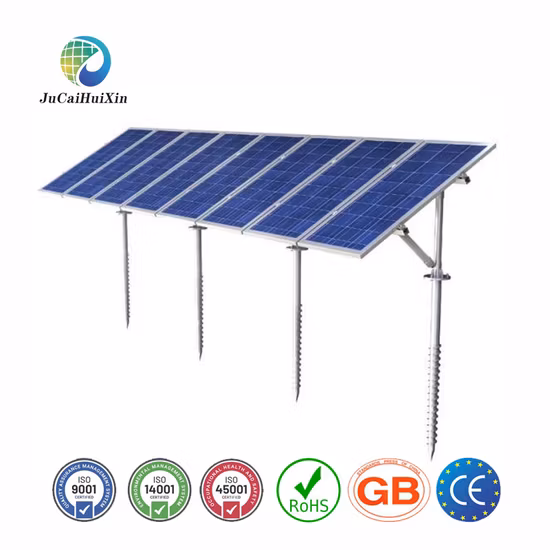 Ground Solar Panel Bracket Steel Structure Favorable Price Steel PV Structure Solar Energy Solar Panel Mounting System