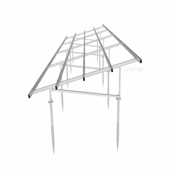W Types N Types Solar Mounting Bracket Solar PV Ground Mounting System