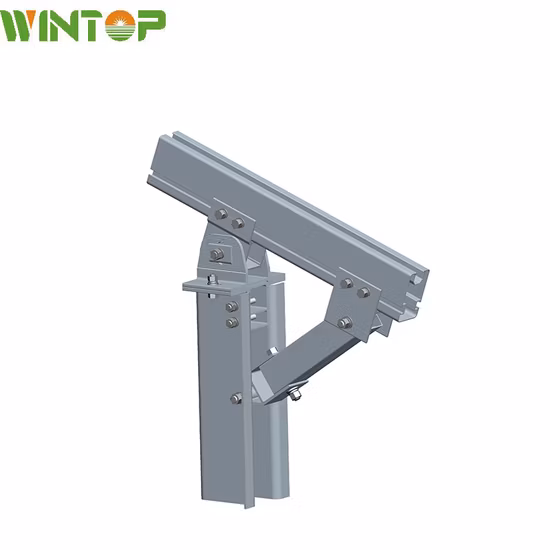 Solar Panel Mounting Bracket Ground Mounting Solar Structure with Ground Screws Pile Foundation